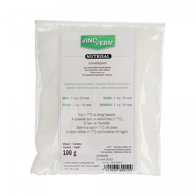 Nutrientes Nutrisal 100g